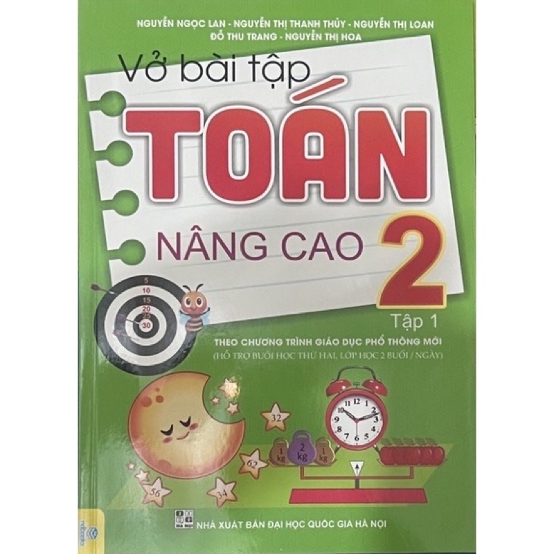Sách - (Combo 2 tập) Vở Bài Tập Toán Nâng Cao Lớp 2 - Theo chương trình GDPT mới