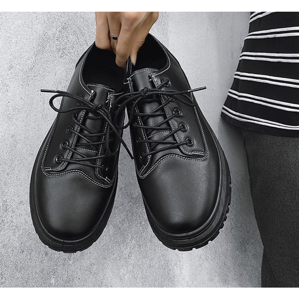 (VIDEO THẬT HÀNG TUYỂN CHỌN) Giày Bốt dr martens thấp cổ phiên bản Retro đế bằng siêu cấp