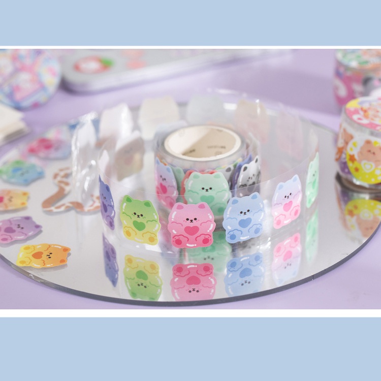 Set Sticker 100 Miếng Dạng Cuộn Băng Keo Phần 2