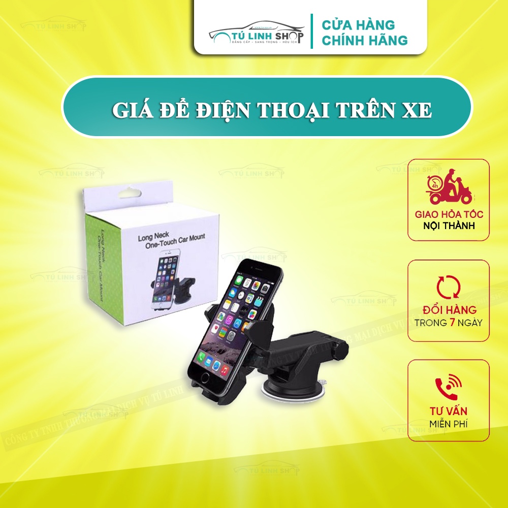 [Mã LIFEXANH03 giảm 10% đơn 500K] Giá đỡ điện thoại trên ô tô xoay 360, bám dính trên nhiều bề mặt mẫu 2