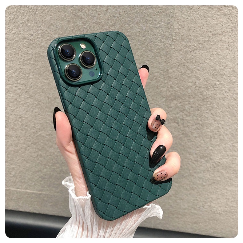 Ốp Điện Thoại iPhone 14 13 12 Pro max case ốp lưng điện thoại i phone 14 promax Da Đan Tản Nhiệt Chống Sốc Cho Ip 7 8 plus se2020 X Xs max XR 11 12 13 14 pro max
