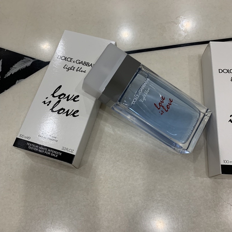 Nước hoa tester d&g light blue love is love edt 100ml