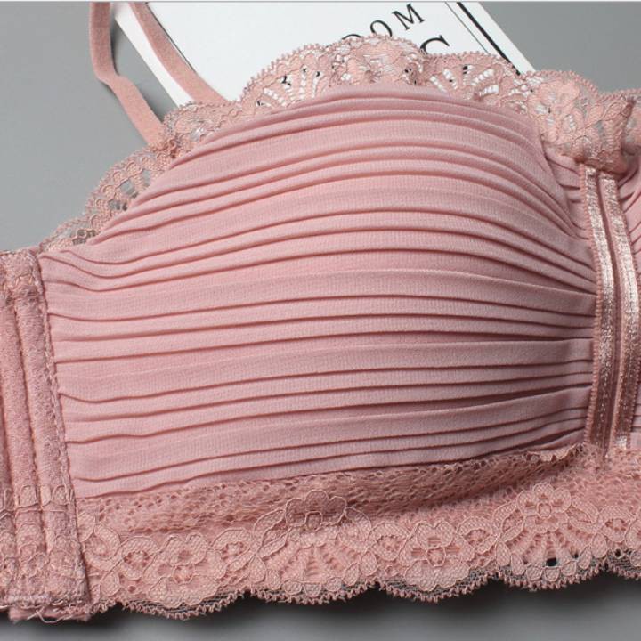 Bộ Đồ Lót Không Gọng Đệm Dày Cup Ngang Xinh Xắn | BigBuy360 - bigbuy360.vn