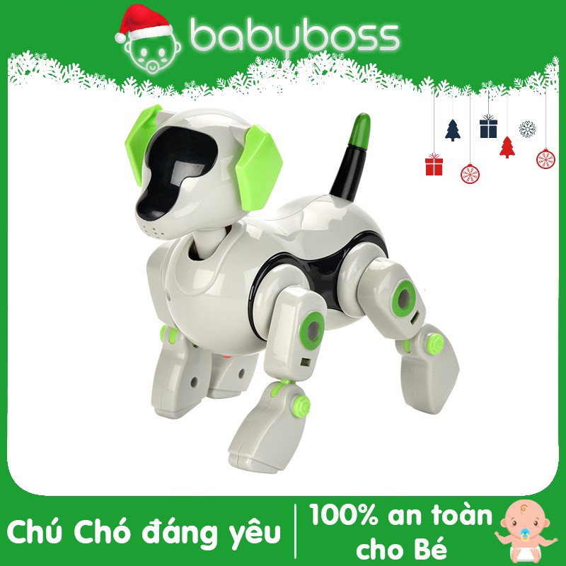 Đồ chơi chú chó thông minh di chuyển bằng âm thanh vỗ tay Z20 - Babyboss