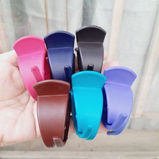 Kẹp tóc 2 răng nhám màu (như hình)