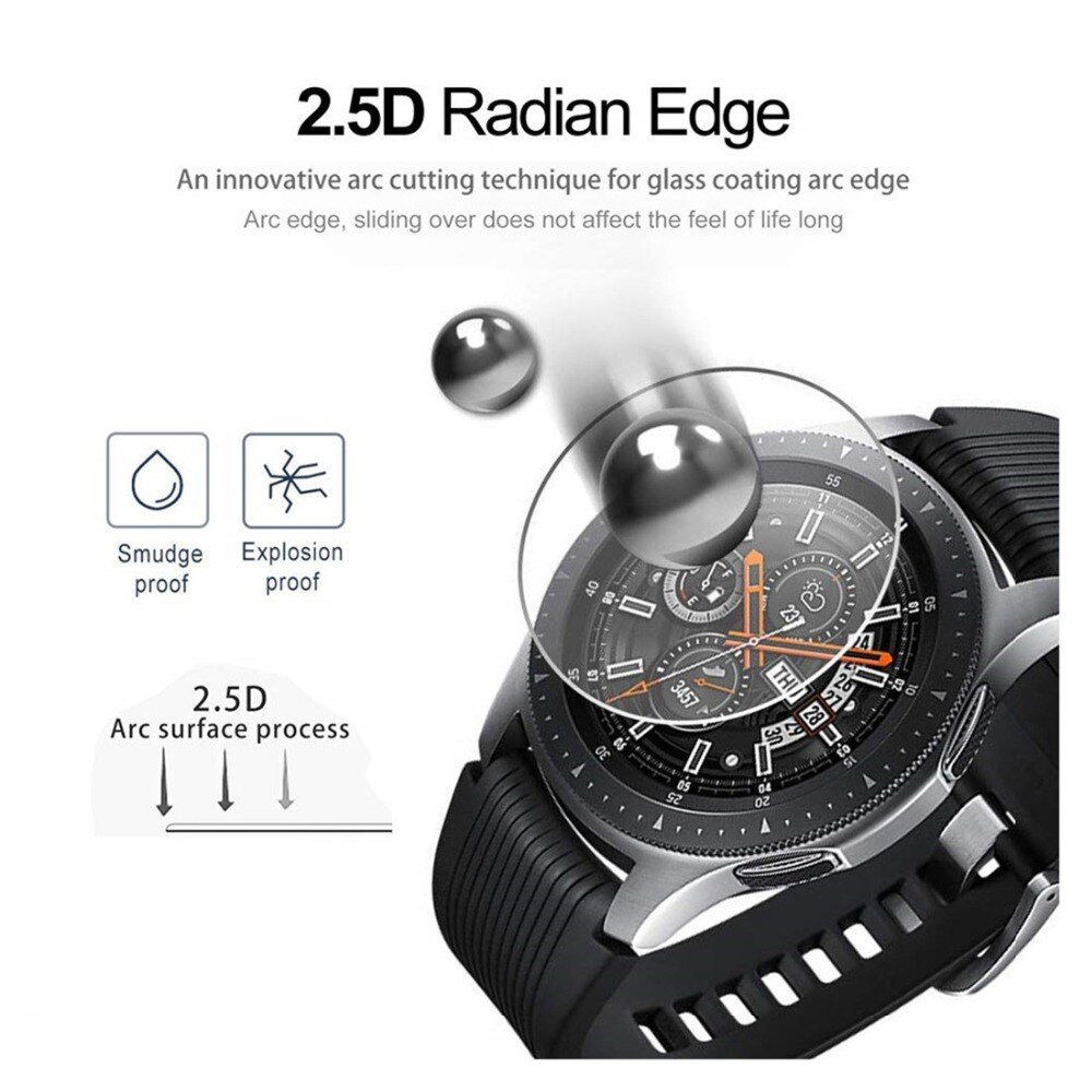 Kính Cường Lực 9h 2.5d Cho Đồng Hồ Samsung Galaxy Gear S3 Frontier S 3 S2 Sport Classic