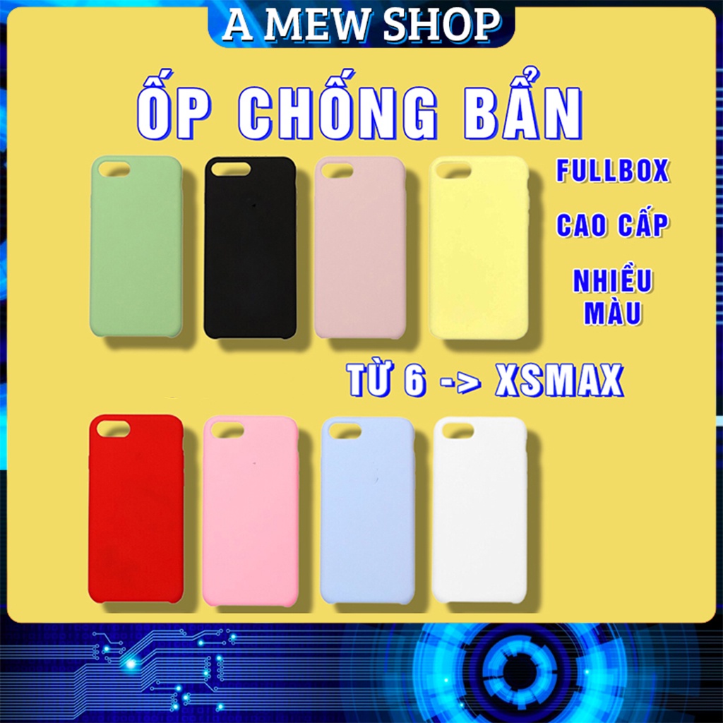 Ốp lưng i.p.h.o.n.e Ốp Chống Bẩn Logo Táo Cho Iphone 6 6s 6Plus 6sPlus 7 8 7Plus 8Plus X Xs XsMax