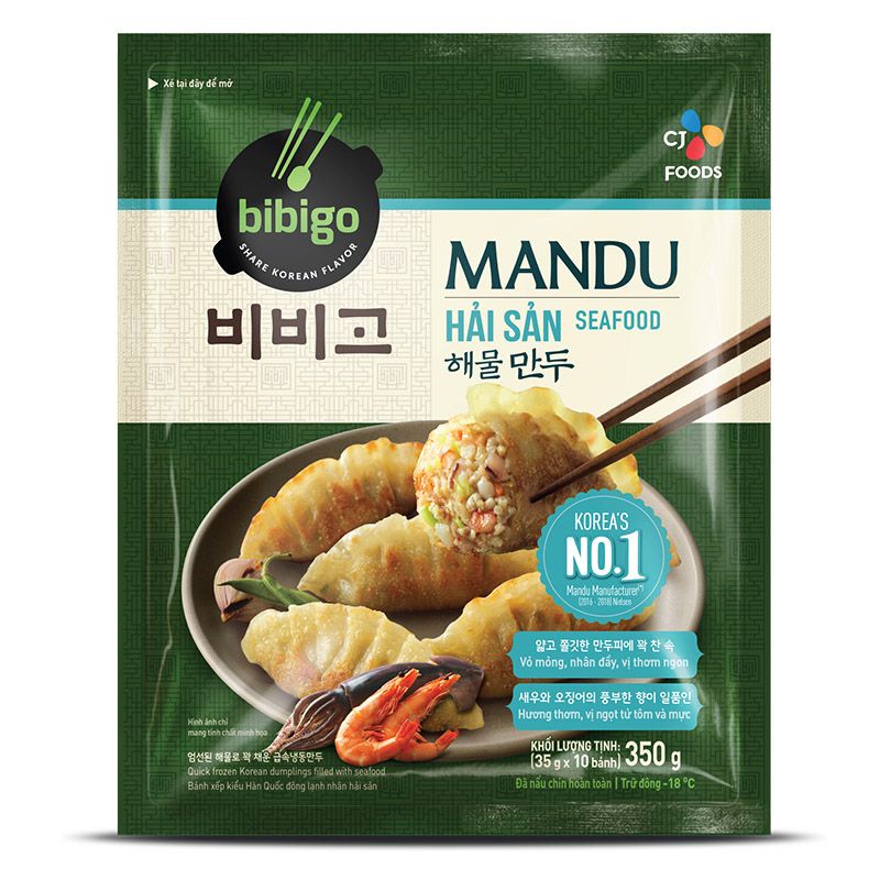 Bánh xếp Mandu Hải Sản 350g