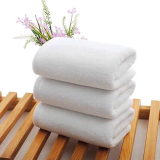 set 4 khăn to,dày(400g) trắng gấp thiên nga