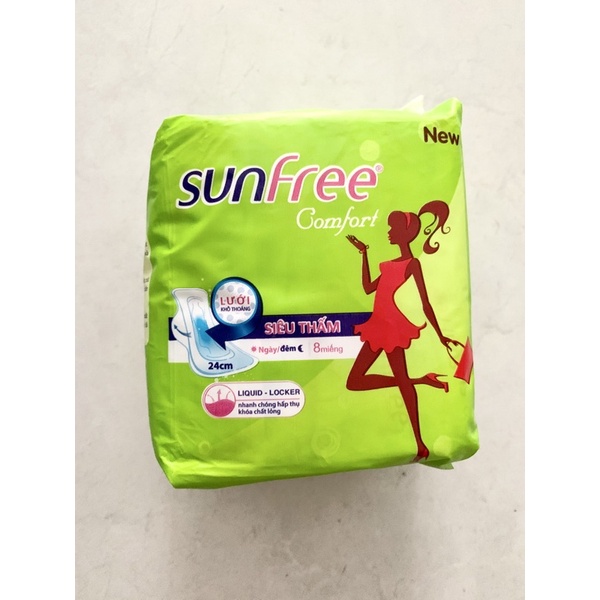 Băng vệ sinh Sunfree 8 miếng