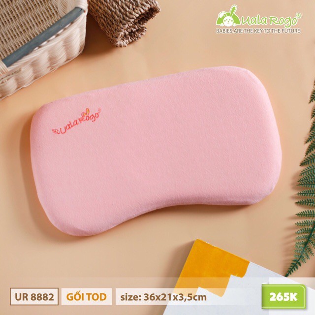 Gối sơ sinh Uala &amp; Rogo cao su nhớ Memory Foam Việt Nam