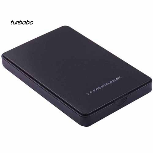 Vỏ bọc ổ cứng ngoài USB 2.0 HDD SATA SSD 2.5inch màu đen | WebRaoVat - webraovat.net.vn