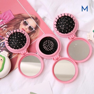 Lược GẤP kèm gương tiện ích V1