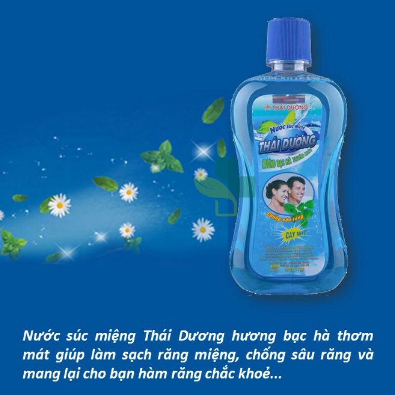 Nước Súc Miệng Thái Dương 500ml chống nhiệt miệng,hôi miệng-có phản hồi của khách đã mua