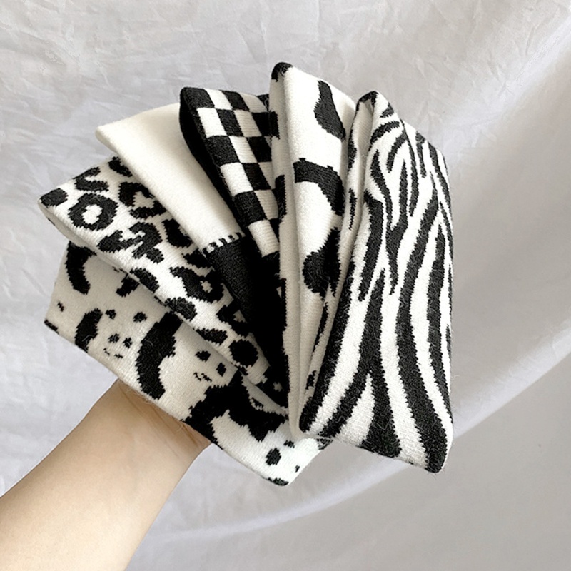 Flgo Băng Đô Dệt Kim Co Giãn Chống Trượt Họa Tiết Hoạt Hình Cổ Điển Cá Tính