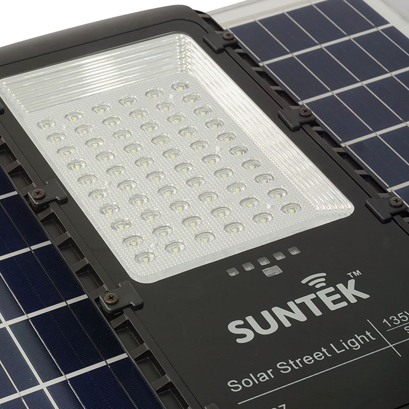 Đèn Đường Năng Lượng Mặt Trời SUNTEK LED Solar Street Light S6 135W - Hàng Chính Hãng - Bảo hành 3 năm 1 đổi 1