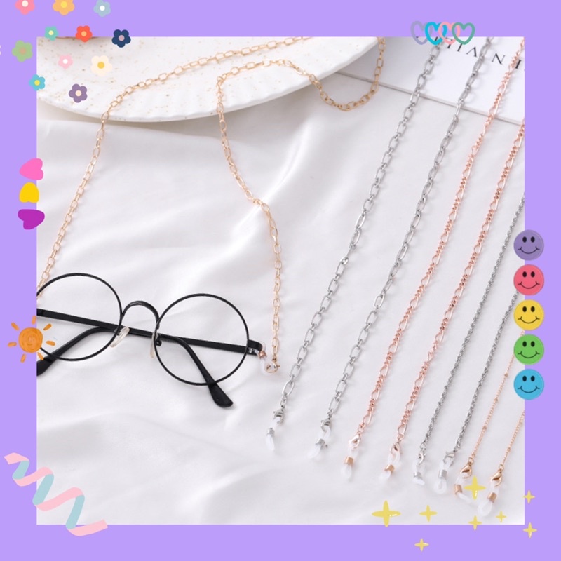 Dây đeo khẩu trang & mắt kính 🤓 hợp kim nữ tính 🌸