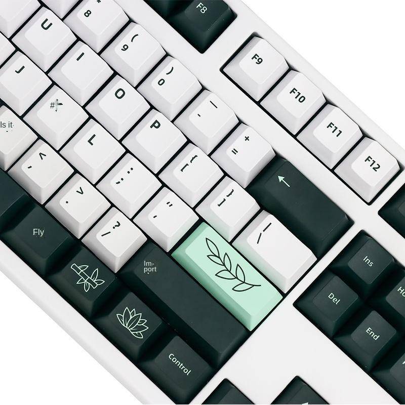 Botanical Keycaps Cherry Profile PBT Nút Bàn Phím 147 Phím Cho Bàn Phím Cơ 61 64 65 68 75 84 87 96 98 104 108