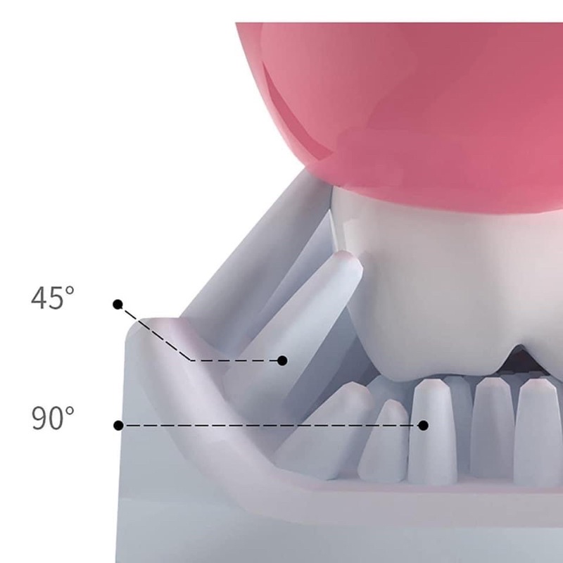 bàn chải điện chữ U cho bé . Bàn chải đánh đăng cho bé bằng điện