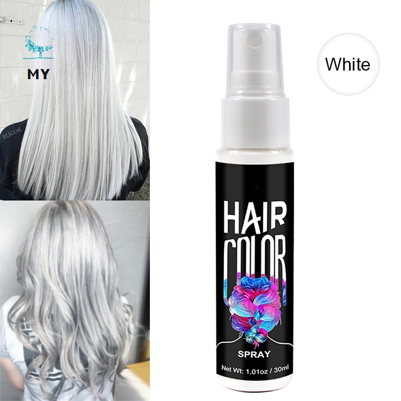 Chai Xịt Nhuộm Tóc Tạm Thời Nhanh Khô Thời Trang 30ml