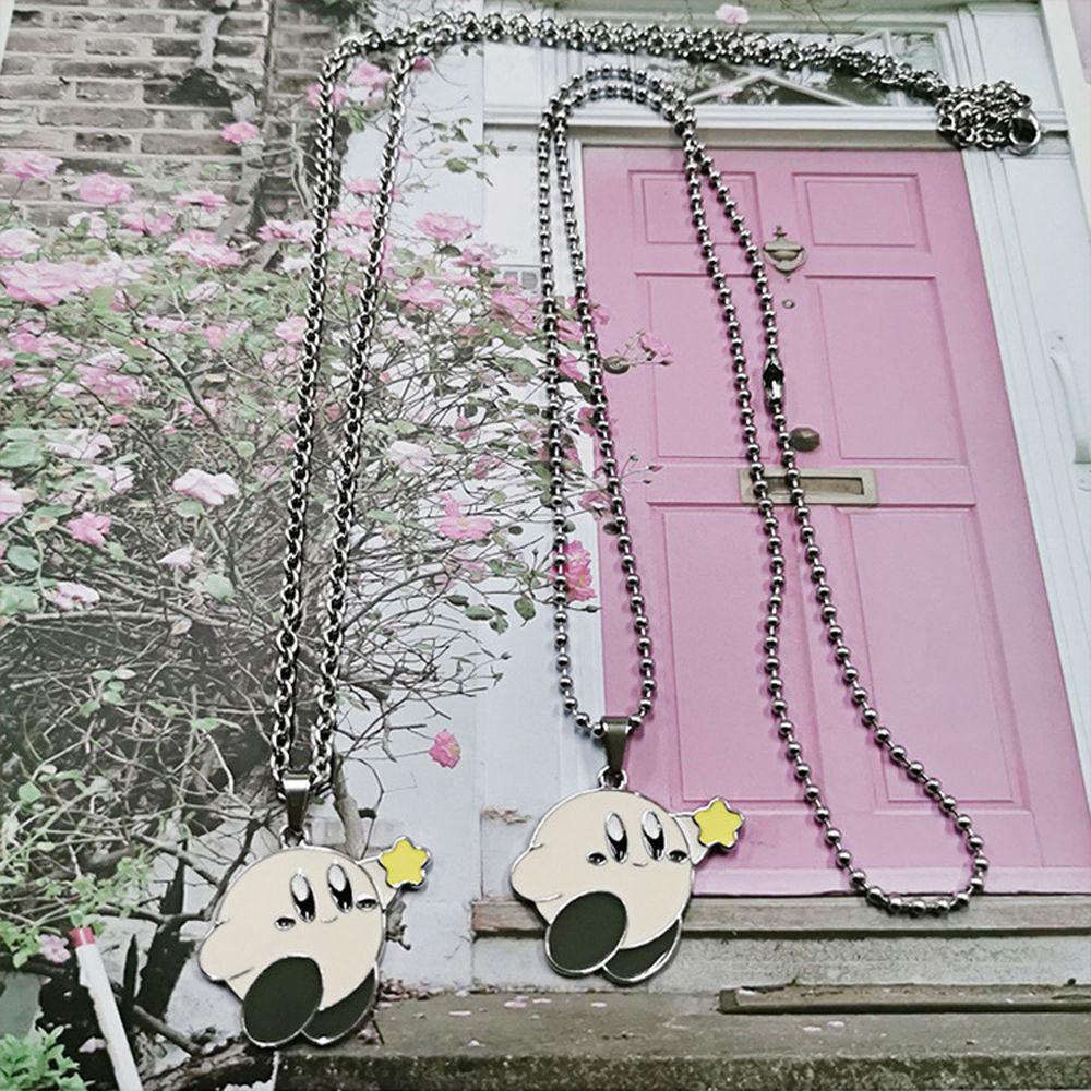 MXGOODS Vòng cổ Mặt Hoạt Hình Kirby Dễ Thương