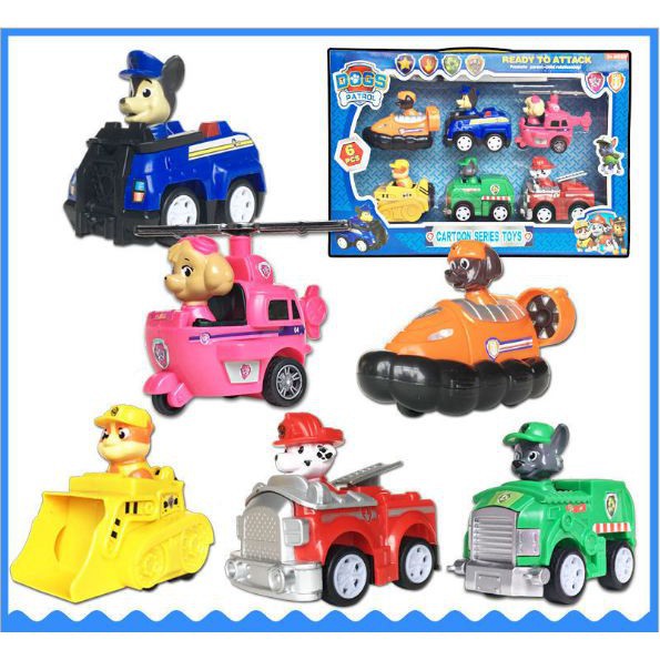 Đội Chó Cứu Hộ Paw Patrol A8, A9, A11 Mô Hình 6 con, 7 con, 9 con