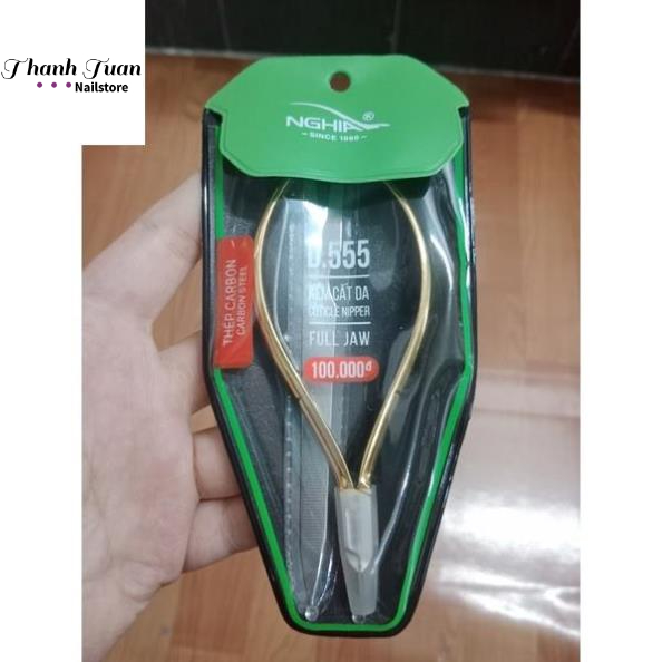 Kềm cắt da - Kìm Nghĩa D.555 chính hãng - Phụ kiện nail