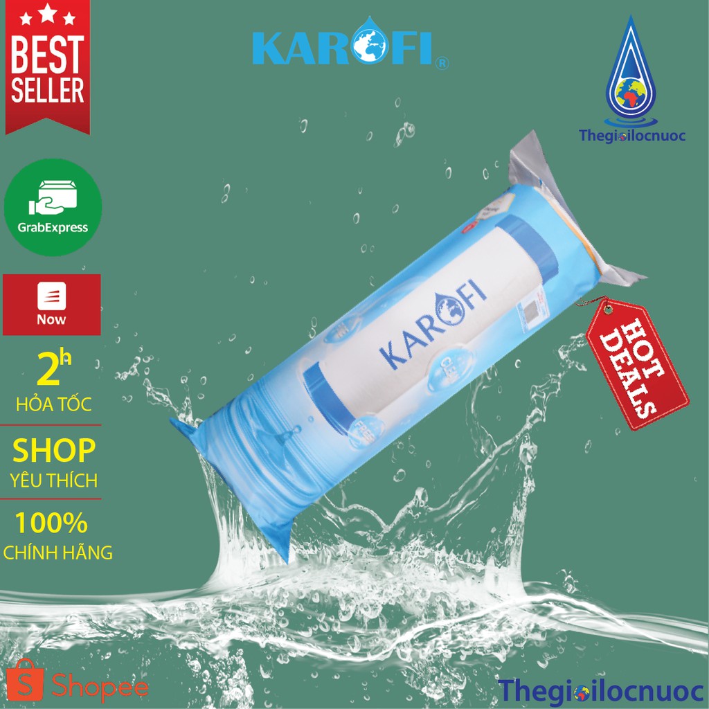 2 Bộ 3 Lõi Lọc Nước Karofi 123 Chính Hãng