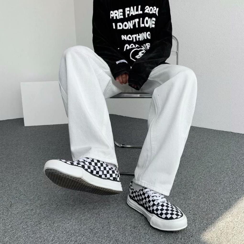 Quần Baggy Nam nhusuongrc Ống Rộng - phong cách - Quần Jean Nam Hàn Quốc QD18