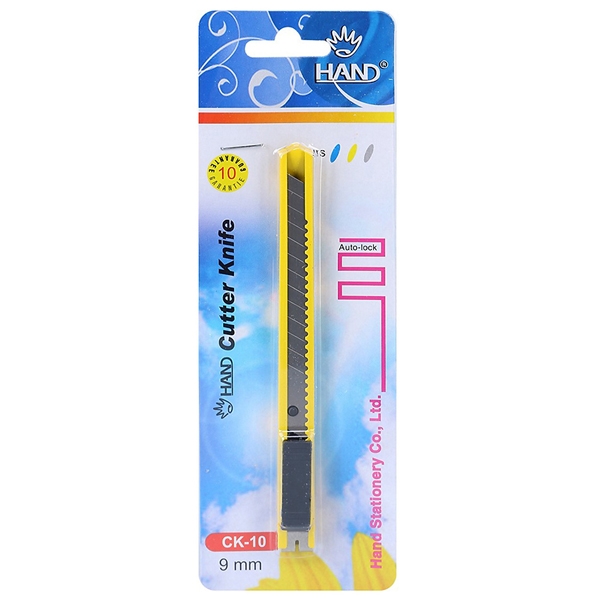 Dao Rọc Giấy Hand CK-10 - Màu Vàng