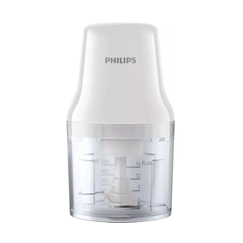 Máy xay thịt Philips HR1393 1 CỐI NHỰA 0.7L 450W - 1 TỐC ĐỘ - TỰ ĐỘNG NGẮT (Màu trắng)