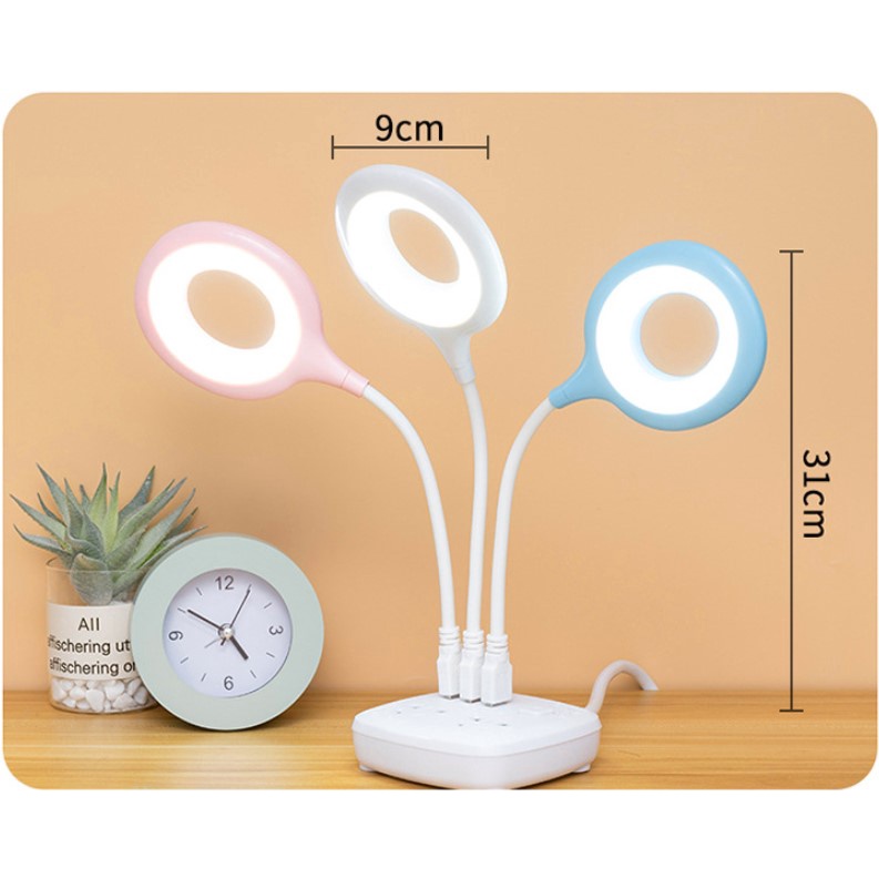 Đèn Led USB Để Bàn Học ,Bàn Làm Việc , Chống Cận, Bảo Vệ Mắt, Kiêm Đèn Ngủ Tiện Lợi Nhỏ Gọn