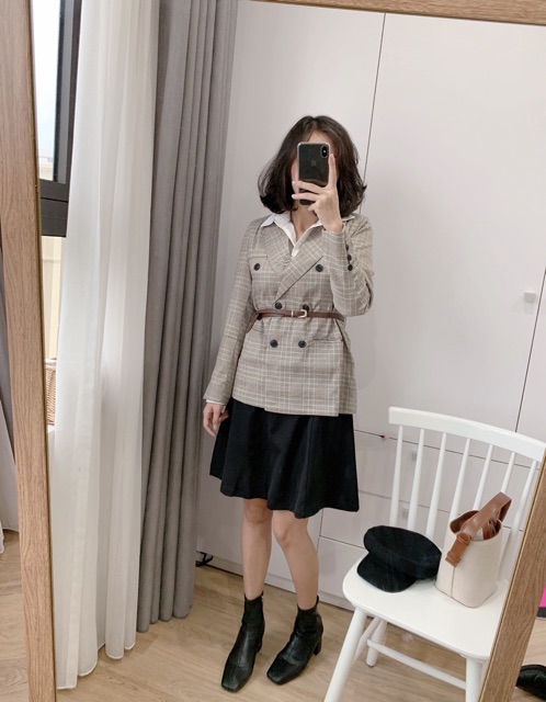 Áo vest hai lớp kẻ màu siêu tây | BigBuy360 - bigbuy360.vn