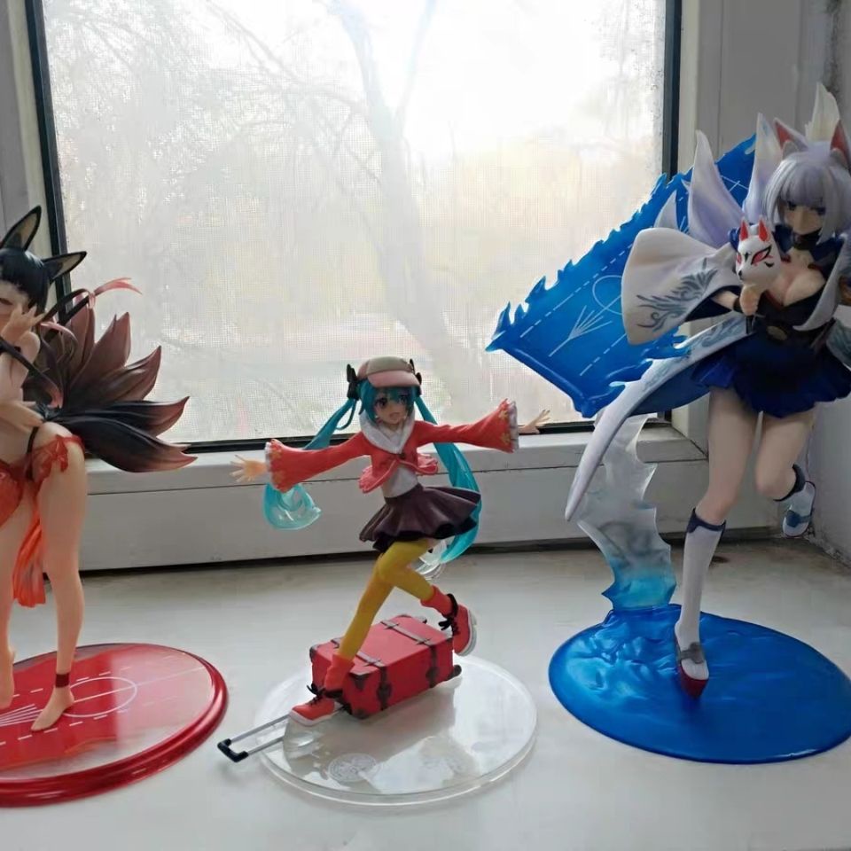 Túi phước lành hình anime, hộp mù, mô hình hình cô gái xinh đẹp, trang trí hai chiều