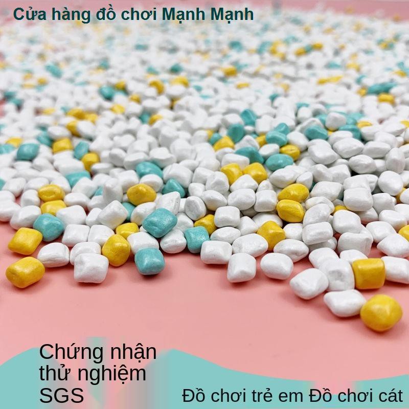 cát giả sứ cho trẻ em dụng cụ chơi đá màu Cassia hạt giống đồ bãi biển bảo vệ môi trường sân