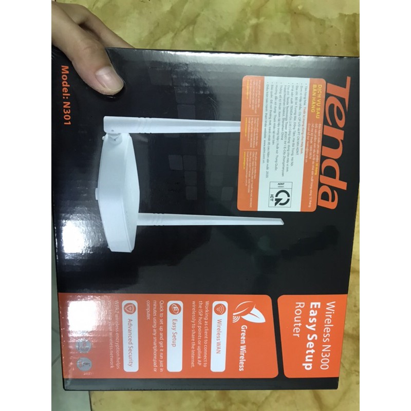 Bộ Phát Sóng Wifi Router Chuẩn N 300Mbps Tenda N301 - Hàng Chính Hãng | BigBuy360 - bigbuy360.vn
