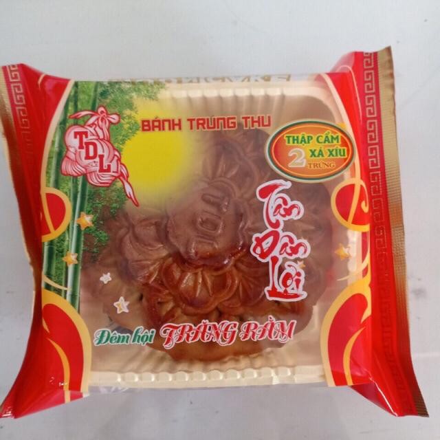 [Mã 208FMCGSALE giảm 0.08 đơn 500k] Bánh trung thu Thập Cẩm Xá Xíu (2 trứng 200gram) Tân Dân Lợi