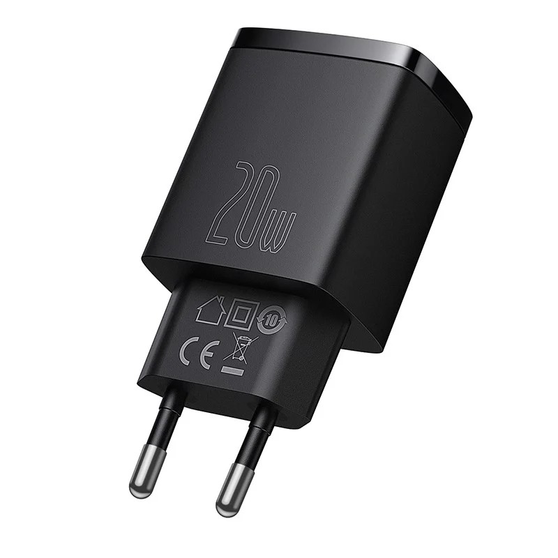 Bộ sạc nhanh Baseus nhỏ gọn 2 cổng U+C PD 20W