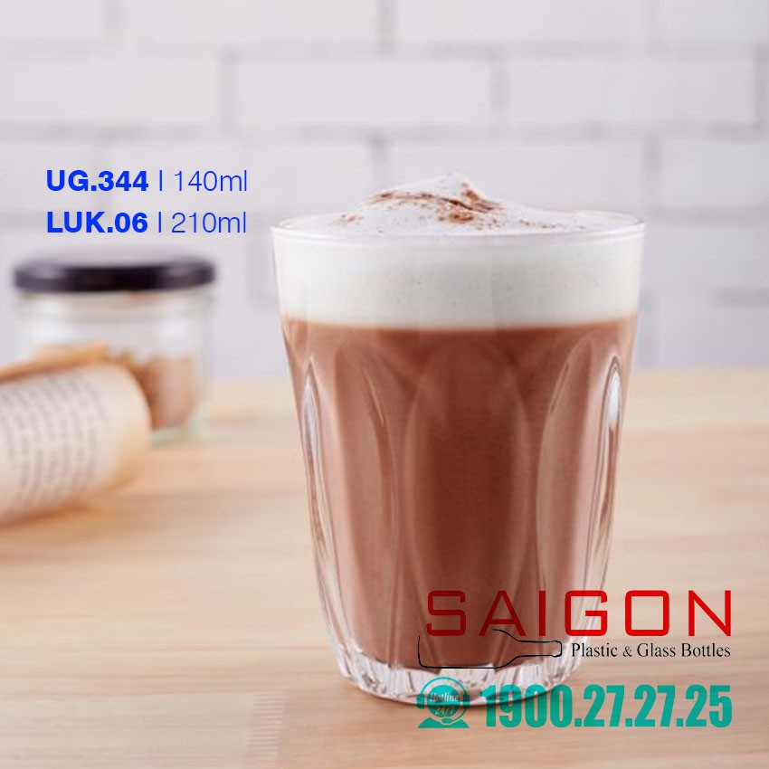 Ly Thủy Tinh Sọc Cao cấp 140ml , 210ml | Nhập khẩu Thái Lan | BigBuy360 - bigbuy360.vn