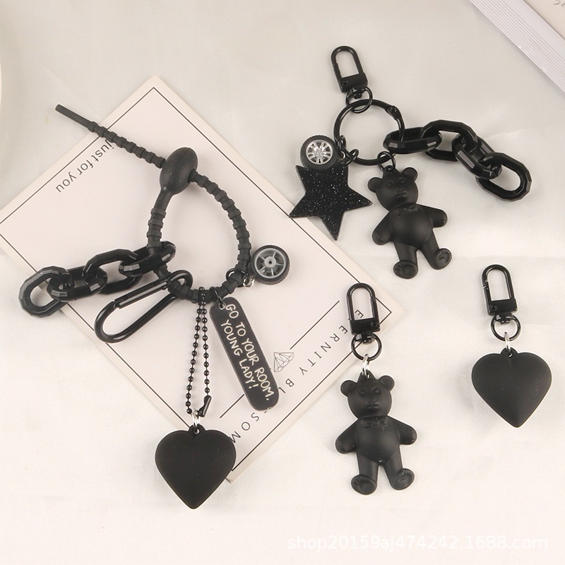 Móc Khóa Họa Tiết Gấu Hoạt Hình Đáng Yêu Sáng Tạo