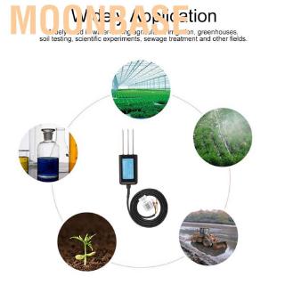 Moonbase Soil Moisture Sensor Humidity Temperature Electrical Conductivity Tester Meter RS485 Output