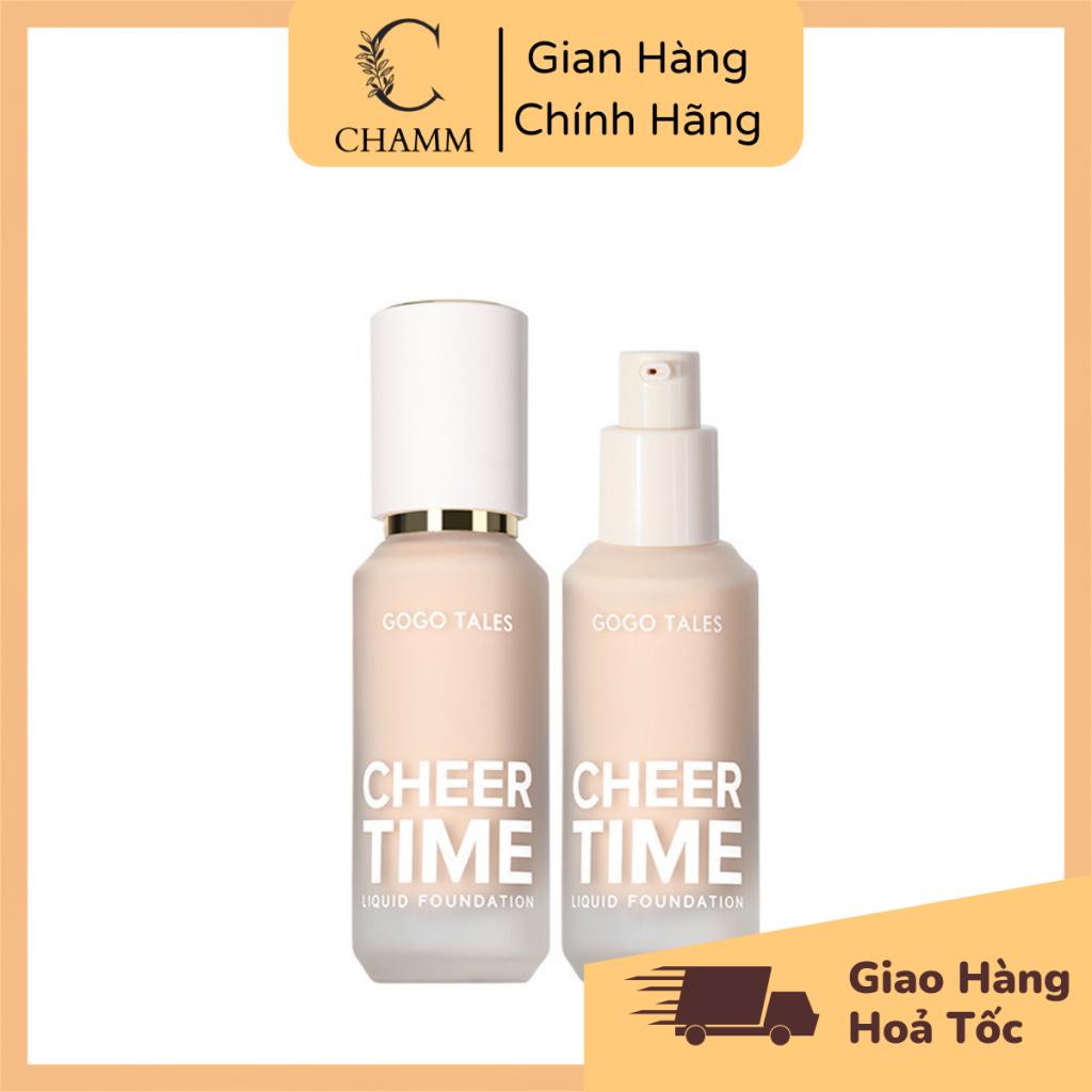 [ New 2022 ] Kem nền che khuyết điểm dạng lỏng GoGo Tales Cheer Time GT305 lâu trôi hàng chính hãng