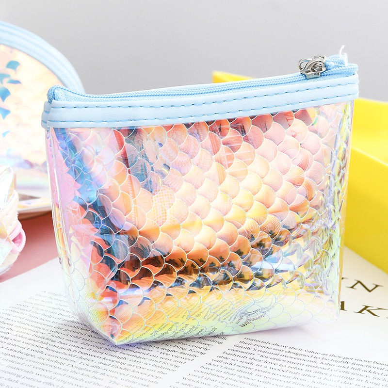 Ví Móc Khóa Mini Vảy Cá Hologram HB011 Ccamzone