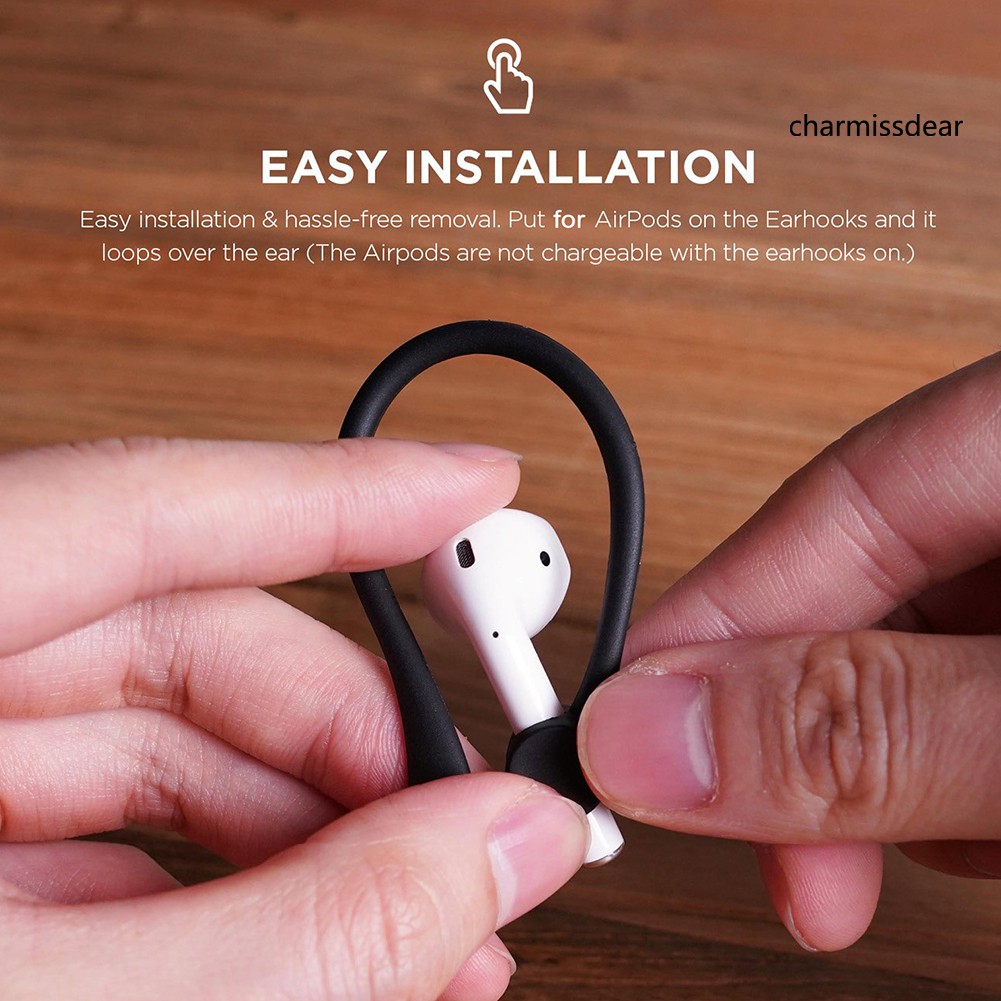 Set 2 móc đeo tai nghe bluetooth mini chống rơi cho Air-Pos 1 2