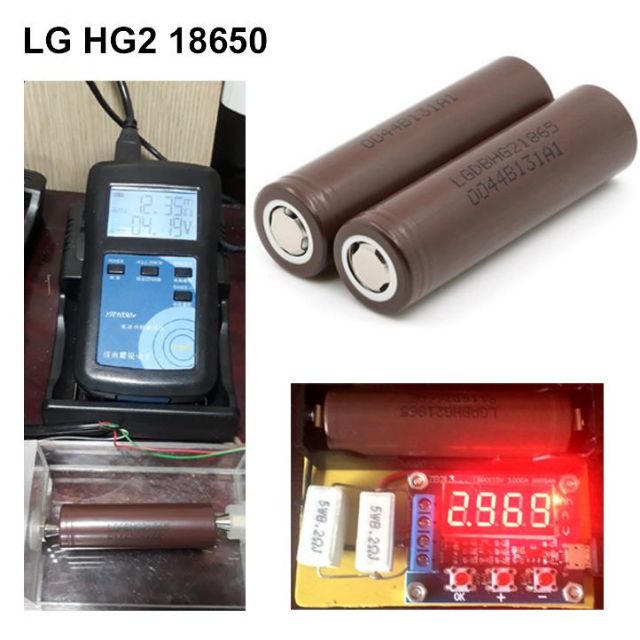 Pin LG 18650 xả cao dung lượng chuẩn 3000mah.