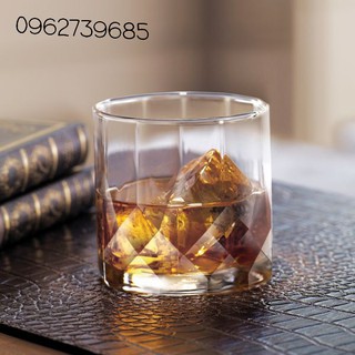 [Chính hãng] Bộ 6 Cốc rượu mạnh kim cương Ocean Connexion Double Rock 350ml