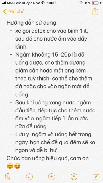 Detox Hoa quả Sấy Khô mix 3 vị (30 Gói Tặng Bình 1000ml và đường mật)