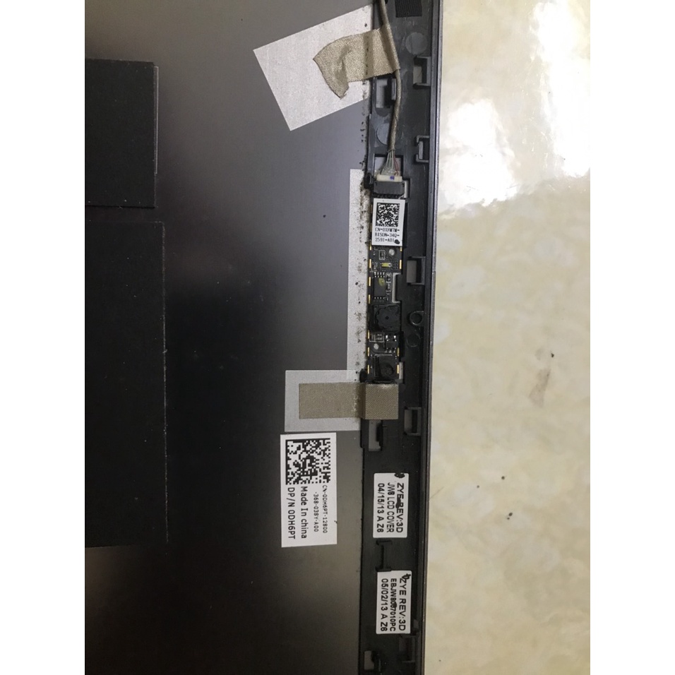 Vỏ Dell vostro 5460 và linh kiện rời ( loa, toupad,camera,cáp màn,pin,phím,sạc, thu wifi, cảm biến vân tay)
