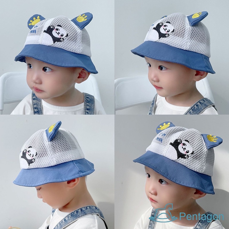 Mũ Lưỡi Trai Chống Nắng Phối Lưới Họa Tiết Hoạt Hình Thời Trang Mùa Hè