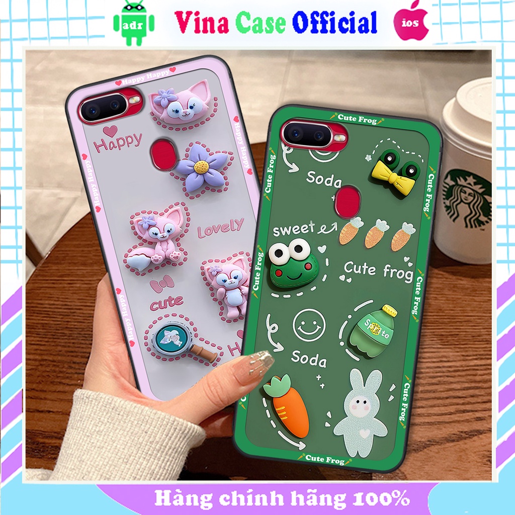 Ốp Oppo A5s / A7 / F9 / A12 in hình hoạt hình cute, dễ thương , đáng yêu